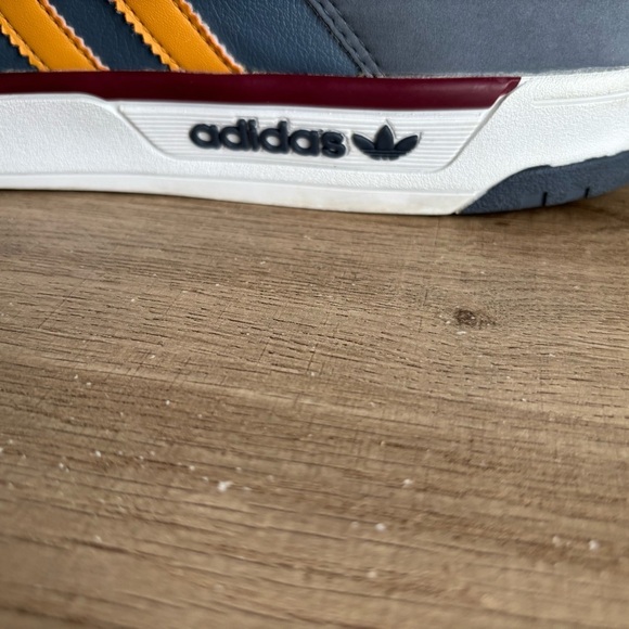 Adidas Gray and Red High-Top Athletic Shoes - Picture 7 of 12